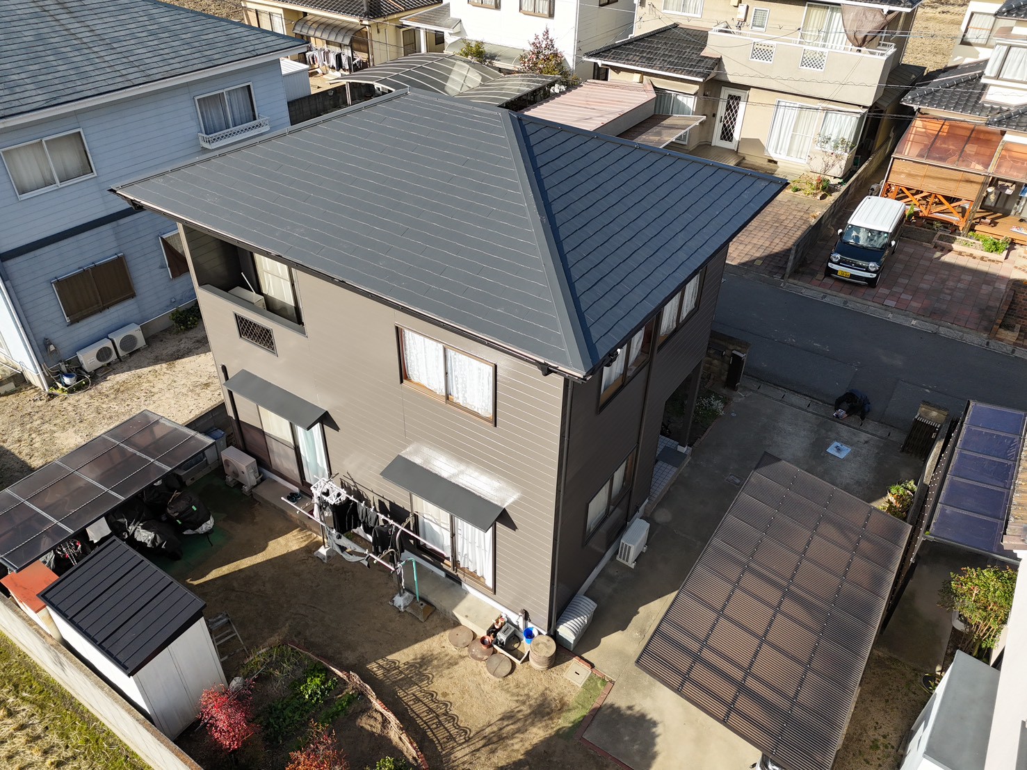 岡山市東区｜屋根塗装工事・外壁塗装工事・コーキング工事｜2026/02/17