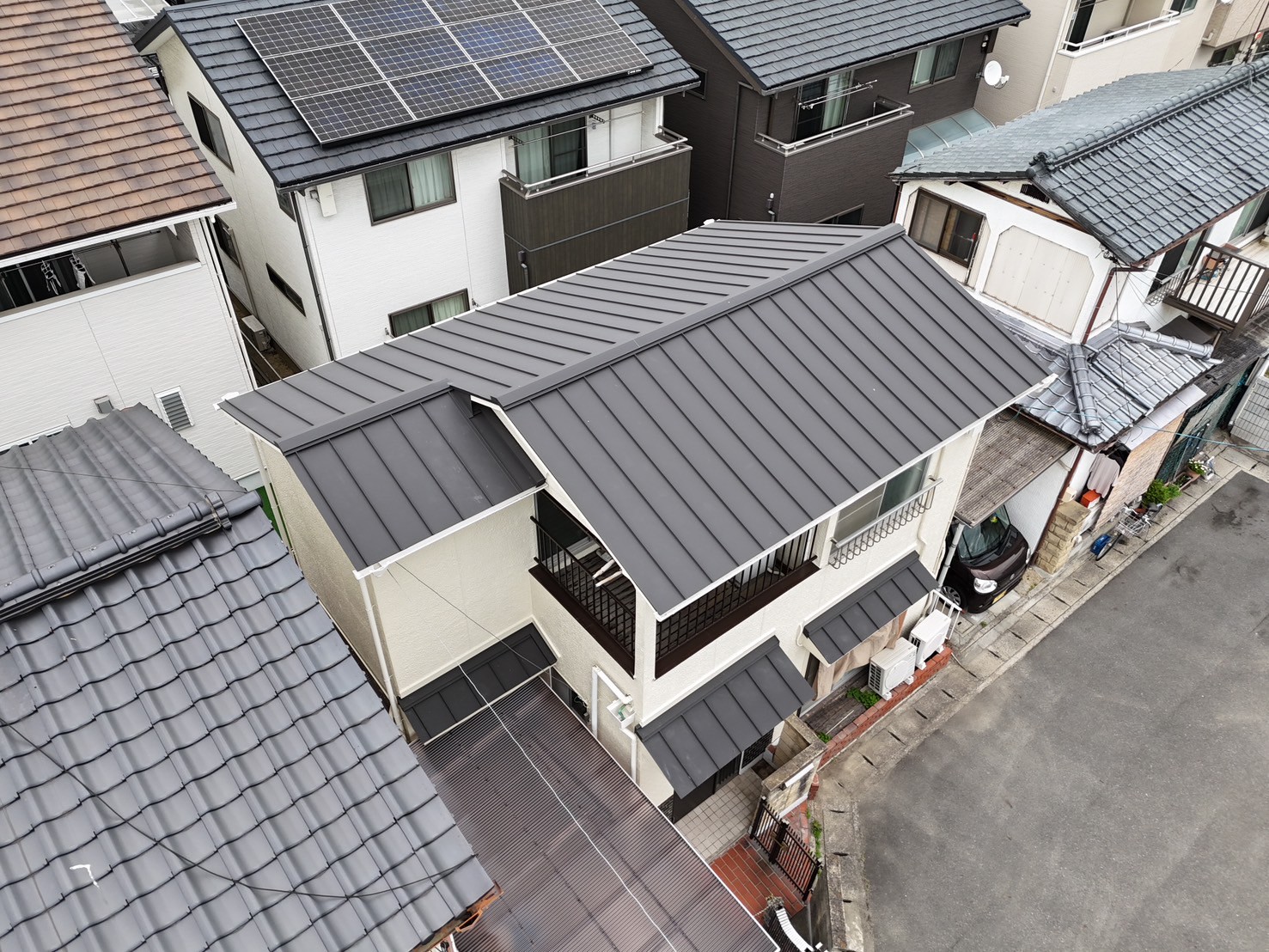 岡山市中区｜屋根葺き替え工事・外壁塗装工事｜2026/04/17